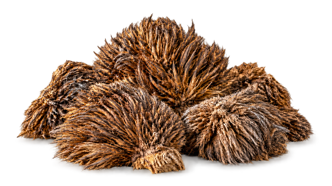 Illustrative arrangement of empty fruit bunches
