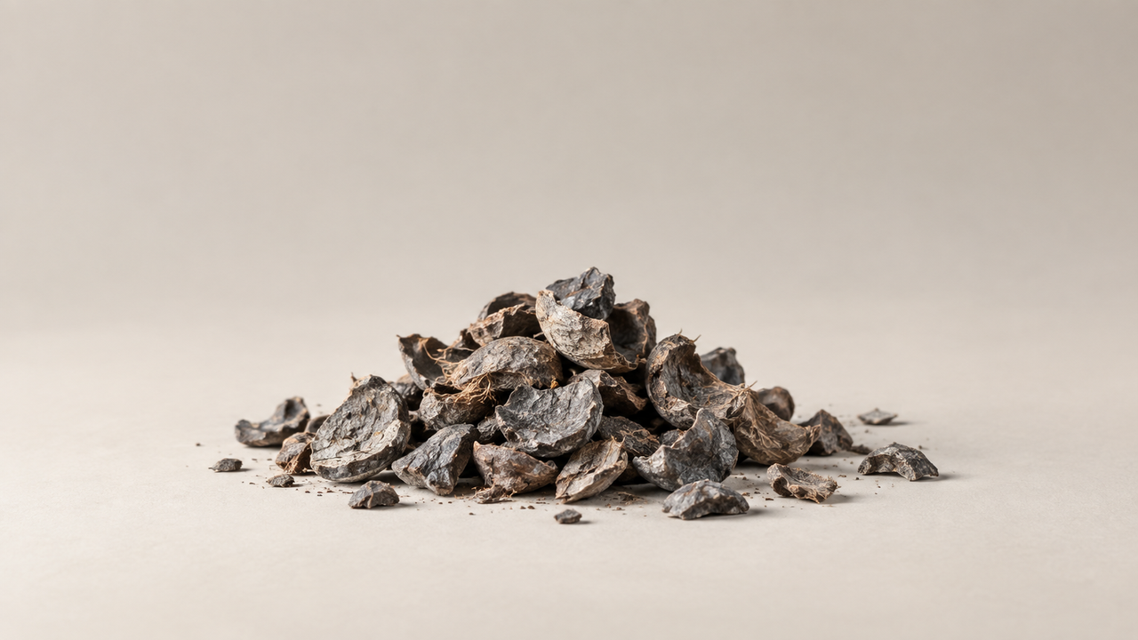Illustrative arrangement of palm kernel shells